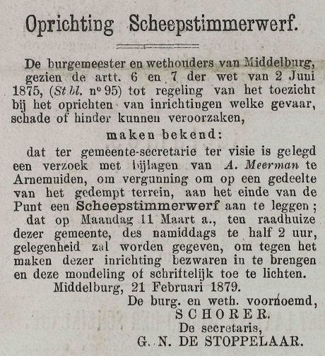 advertentie scheepswerf Meerman